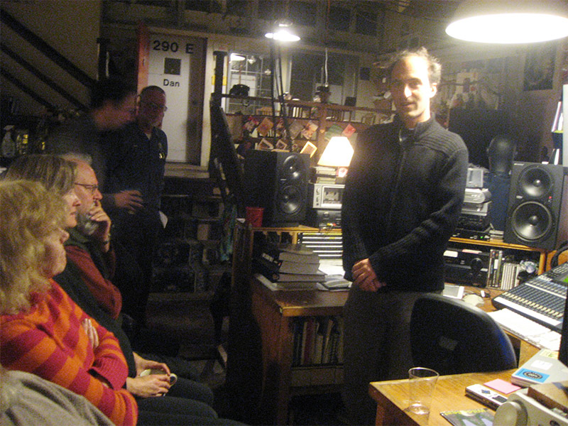 Andrew Roth presenting at BASEbot 002
